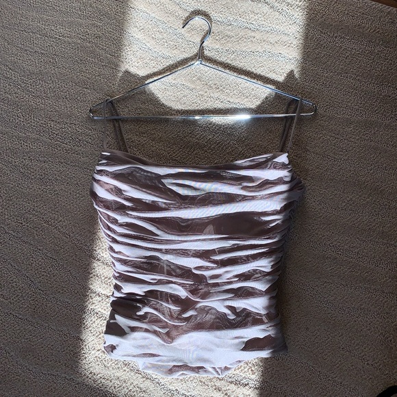 Zara Draped‎ Tulle Top - Picture 13 of 15